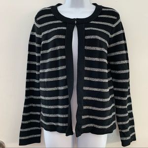 Jones New York Signature Open Front Elegant Cardigan